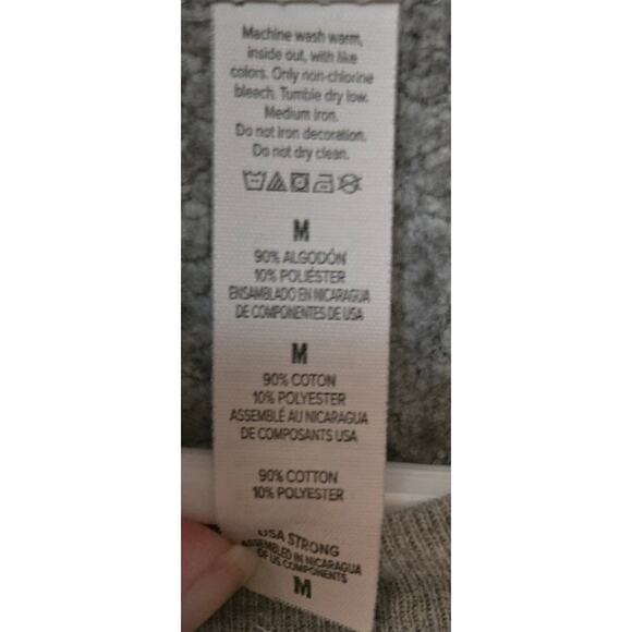 Strange Planet Thank You Bella + Canvas Comfy Gray Sweatshirt Size Medium - Picture 4 of 8